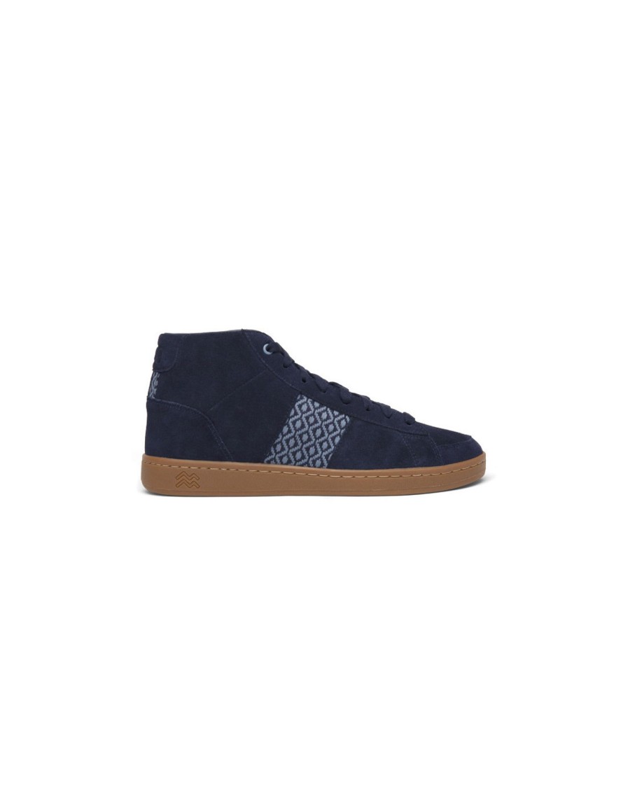 N’go Shoes Ho Tay Mid Suede Blue | Femme