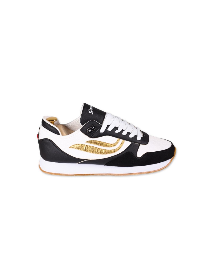 Genesis G-Iduna Pinatex Vegan Black-White-Gold | Femme