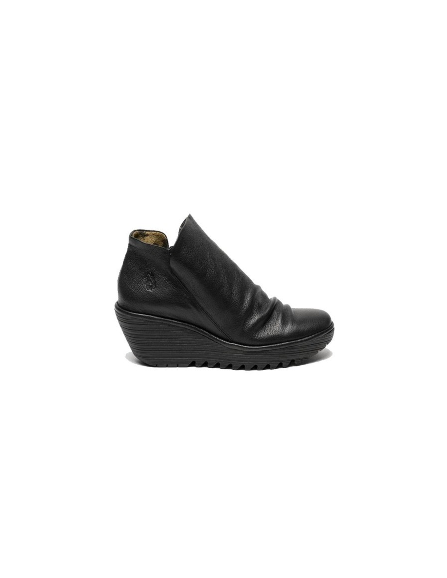 Fly London Yip Black | Femme